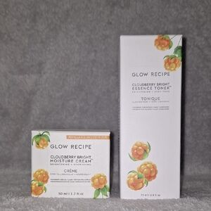 New Glow Recipe Cloudberry Bright Moisture Cream & Toner Duo, Full Sized